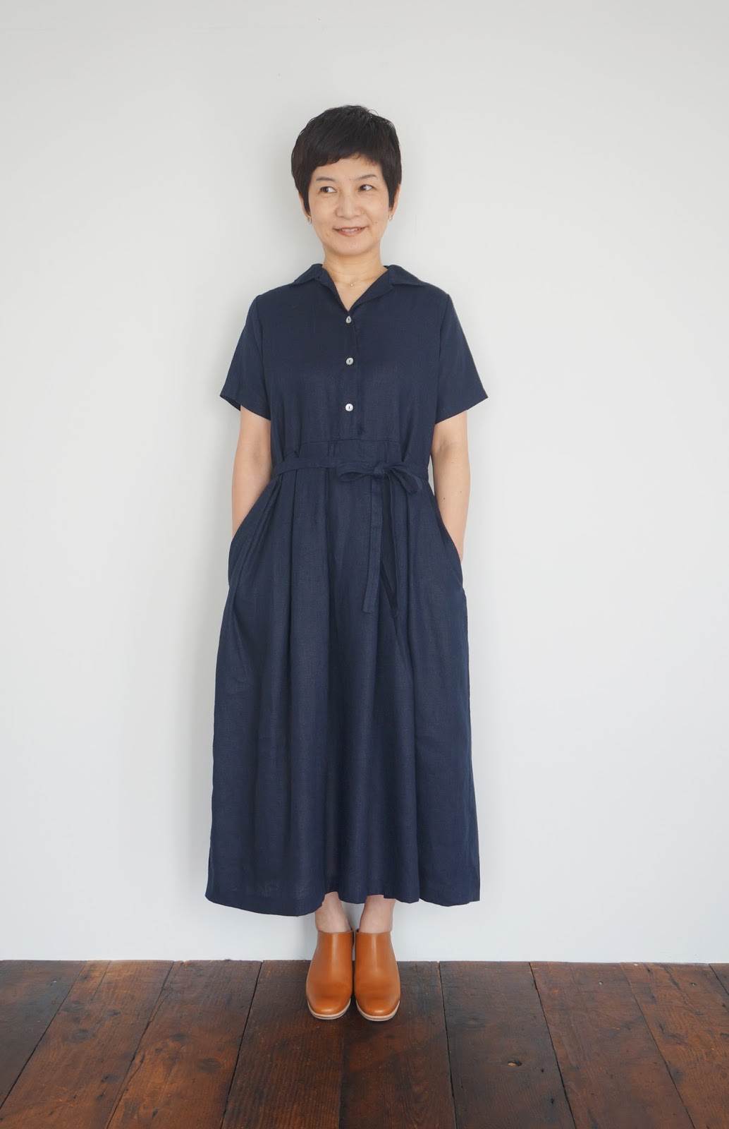 21人気新作 Fog Linen ワンピース ブラック 後藤由紀子 Work Hal ロングワンピース マキシワンピース Luhacovice Cz