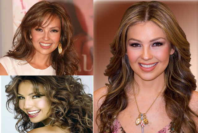 LOOK Y COLOR DE CABELLO DE THALIA