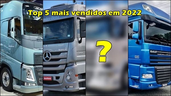 caminhões mais vendidos Brasil 2022