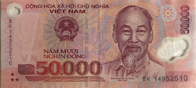         50,000 Dong vietnam banknote