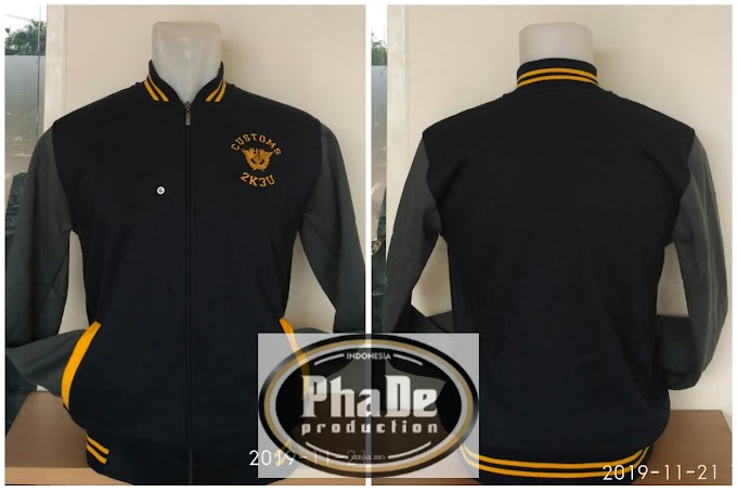 JAKET BASEBALL CUSTOMS 2K3U BEACUKAI KANWIL KEPRI (2019)