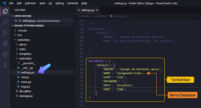 Integrasi Database MySQL