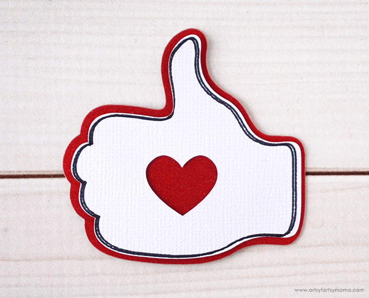 I "Like" You Valentines with Cricut