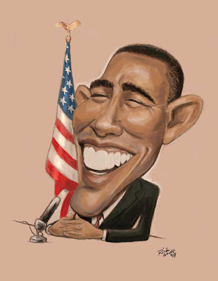 Caricatures Of Obama. Barack Obama.