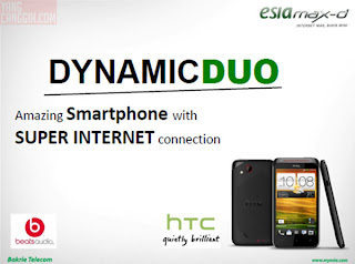 Dynamic Duo Paket Bundling Esia HTC Desire VC