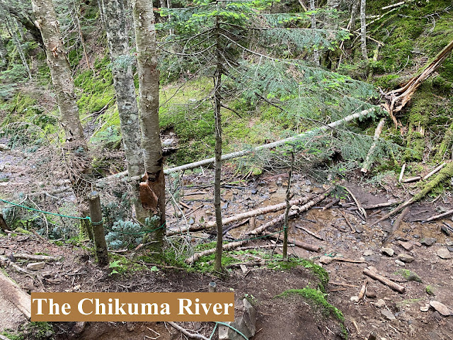 Chikuma River's first little trickle