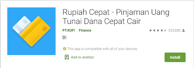 Rupiah Cepat - Pinjaman Uang Tunai Dana Cepat Cair