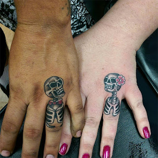 wedding ring band tattoo