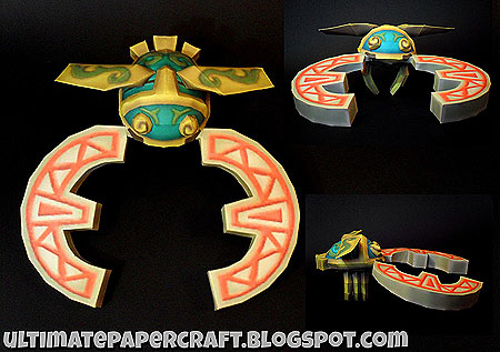 Hook Beetle Papercraft