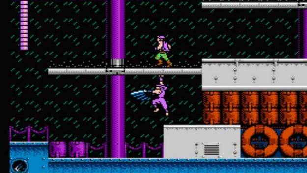 Blue Shadow - old retro ninja games