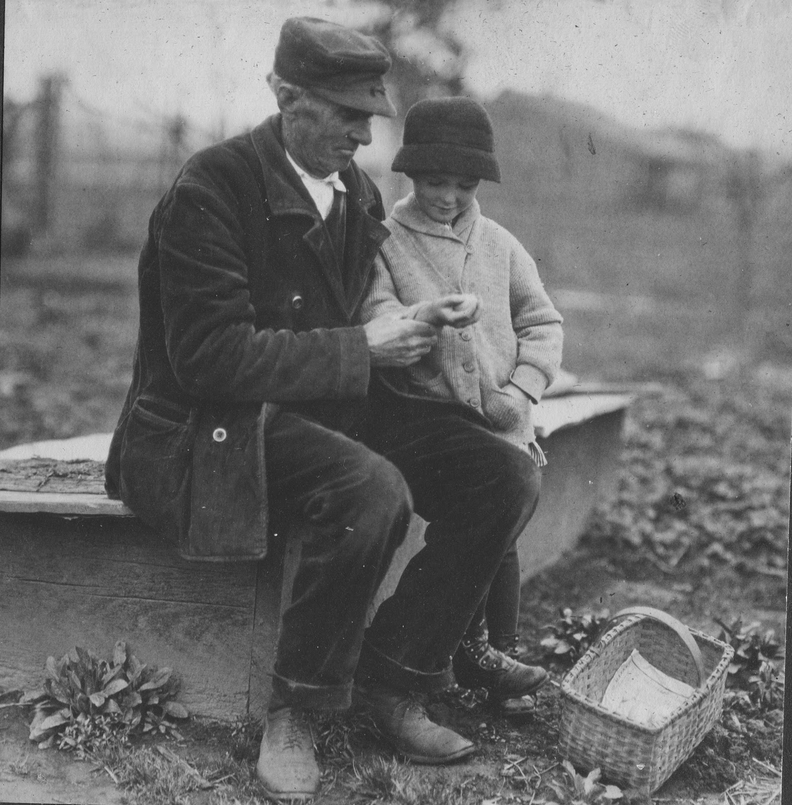 ... daughter esther eicher under the top arrow henry eicher s homestead