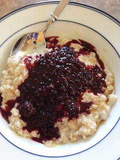 Blackberry Maple Oatmeal