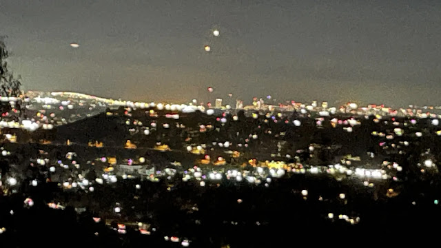 Here's the extraordinary UFOs which are back over San Diego Bay CA.