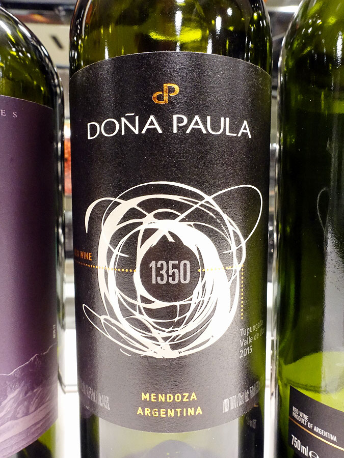 Dona Paula 1350 Red Terroir Blend 2015 (89 pts)