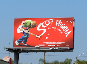 Scott Pilgrim vs The World film billboard