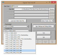 SigTest software, still under development, is required for PCIe 4.0 transmitter testing