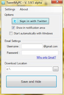 TweetMyPC