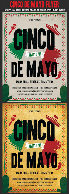  Cinco De Mayo Party Flyer Template