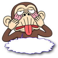 sticker png with speech balloon no text