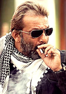 sanjay dutt new pic, scarf pehne hue