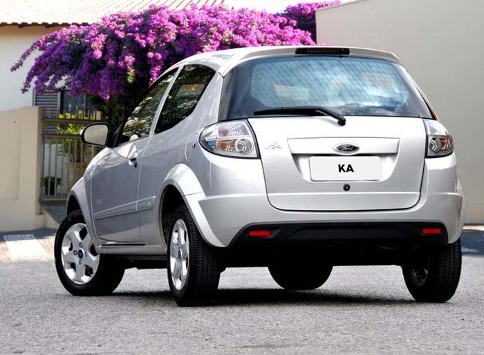 O Novo Ford Ka 2012 b sico equipado com o motor Ford 10 com pot ncia de