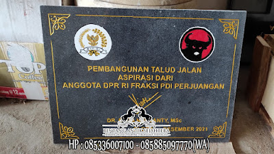 Prasasti Papan Nama Dengan Batu Marmer Dan Granit Kualitas Grade A