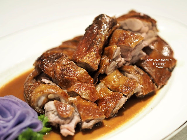 Wan Chun Ting Menu - Roasted Duck served with Plum Sauce