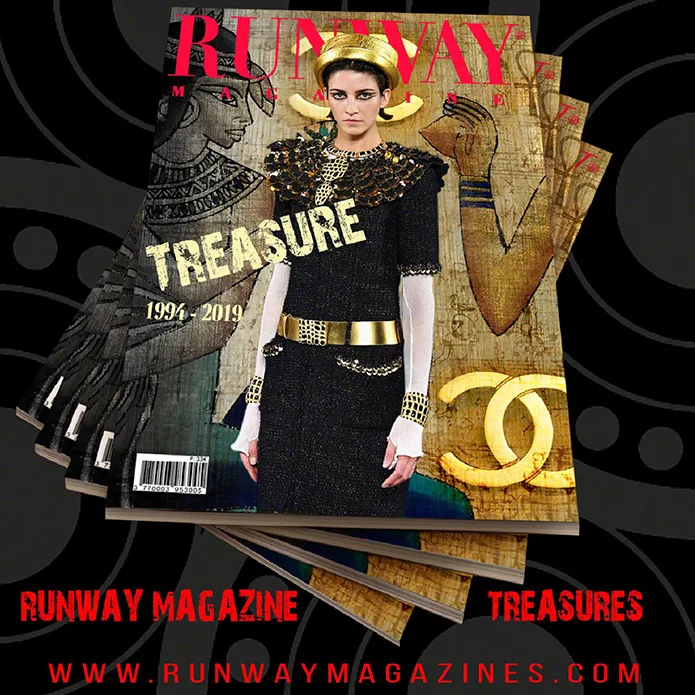 RUNWAY MAGAZINE issue 2019 RUNWAY MAGAZINE cover 2019. Runway Treasure - Chanel