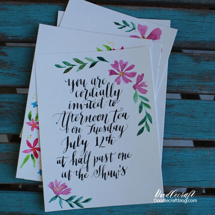 http://www.doodlecraftblog.com/2016/07/calligraphy-tea-party-invitations.html