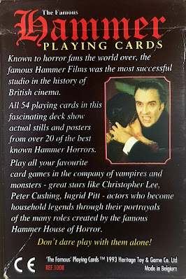 Hammer Horror, playing cards