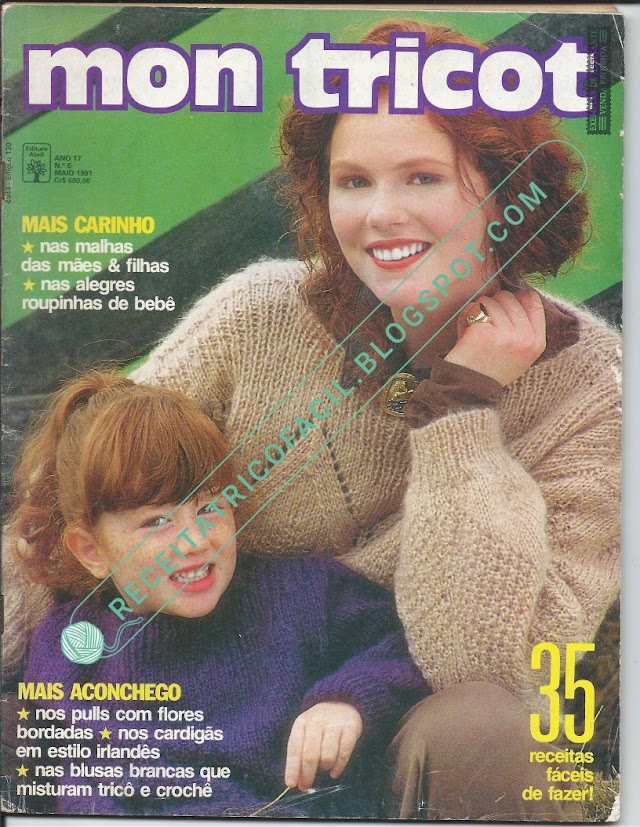 Mon tricot N°5  - Ano 17 -maio de 1991