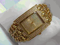 Jam Tangan GUESS 3 RTE Gold Full Diamond