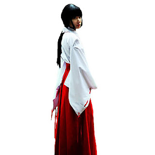 Inuyasha Kikyo Kimono Cosplay Costume #01035909