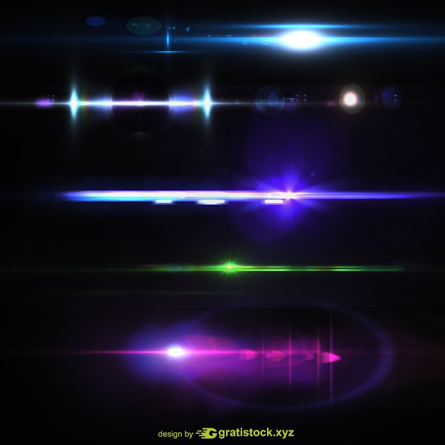 Free Download PSD Beautiful Lights Effects.