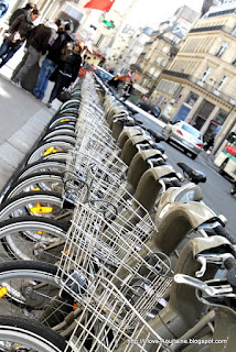 Bikes for rent in Paris