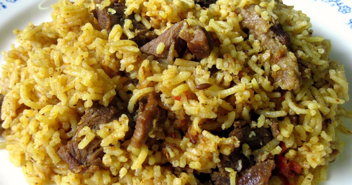 RESEPI NENNIE KHUZAIFAH: Nasi beriani daging Bombay