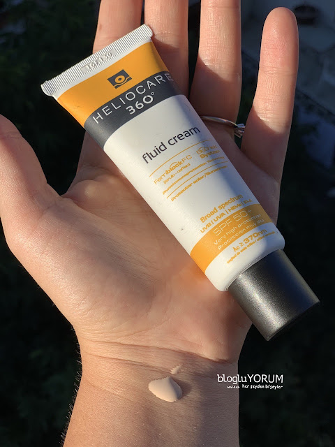 heliocare 360 fluid cream spf 50 kullananlar swatch