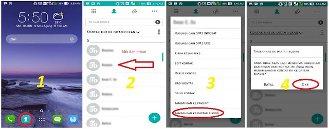 Cara Blokir Panggilan dan Sms di Hp Asus Terbaru