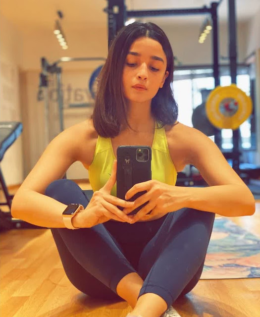 Alia Bhatt in Gym