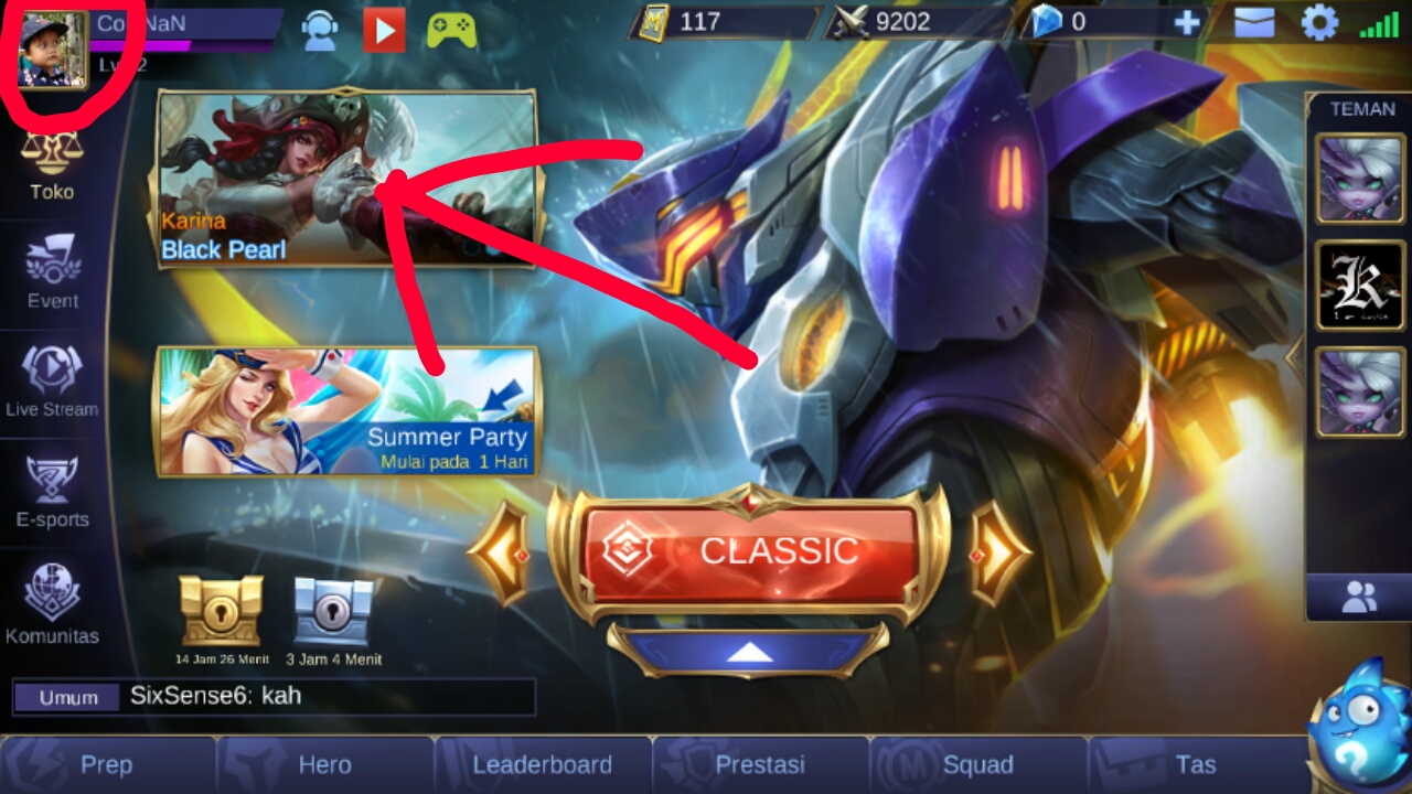 Gambar Meme Mobile Legend Chat DP BBM Lucu Untuk Hari Ini