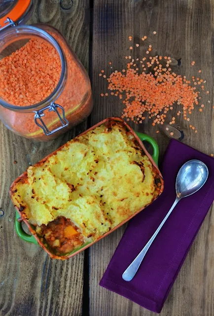 Veg Box Red Lentil Shepherd's Pie and 10 Tips for Eating Organic