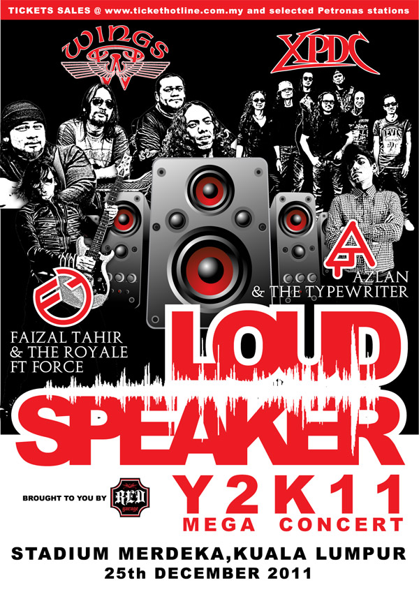Konsert Rock Loudspeaker Y2K11- Stadium Merdeka 25/12/11