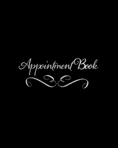 Appointment Book: Black 7 Column Appointment Book for Salons, Spas, Hairdressers and other Business | Weekly: Monday to Saturday | 8” x 10” Paperback (Beauty) (Volume 6)