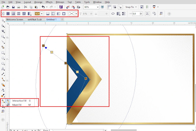 Ready To Print : Download Sertitikat CDR Coreldraw Elegant Emas