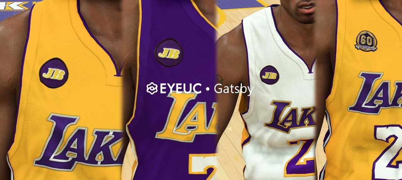 NBA 2K23 Los Angeles Lakers 2010s Classic Jerseys