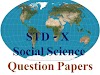 SSLC Social Science Previous Question Papers