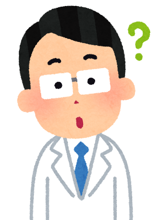 いろいろな表情の白衣を着た人のイラスト 男性 かわいいフリー素材集 いらすとや