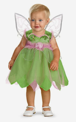  You can turn your little daughter into a cute fairy on this Halloween. Why not make her the most beautiful Tinker Bell?