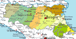 Mappa di Emilia Romagn