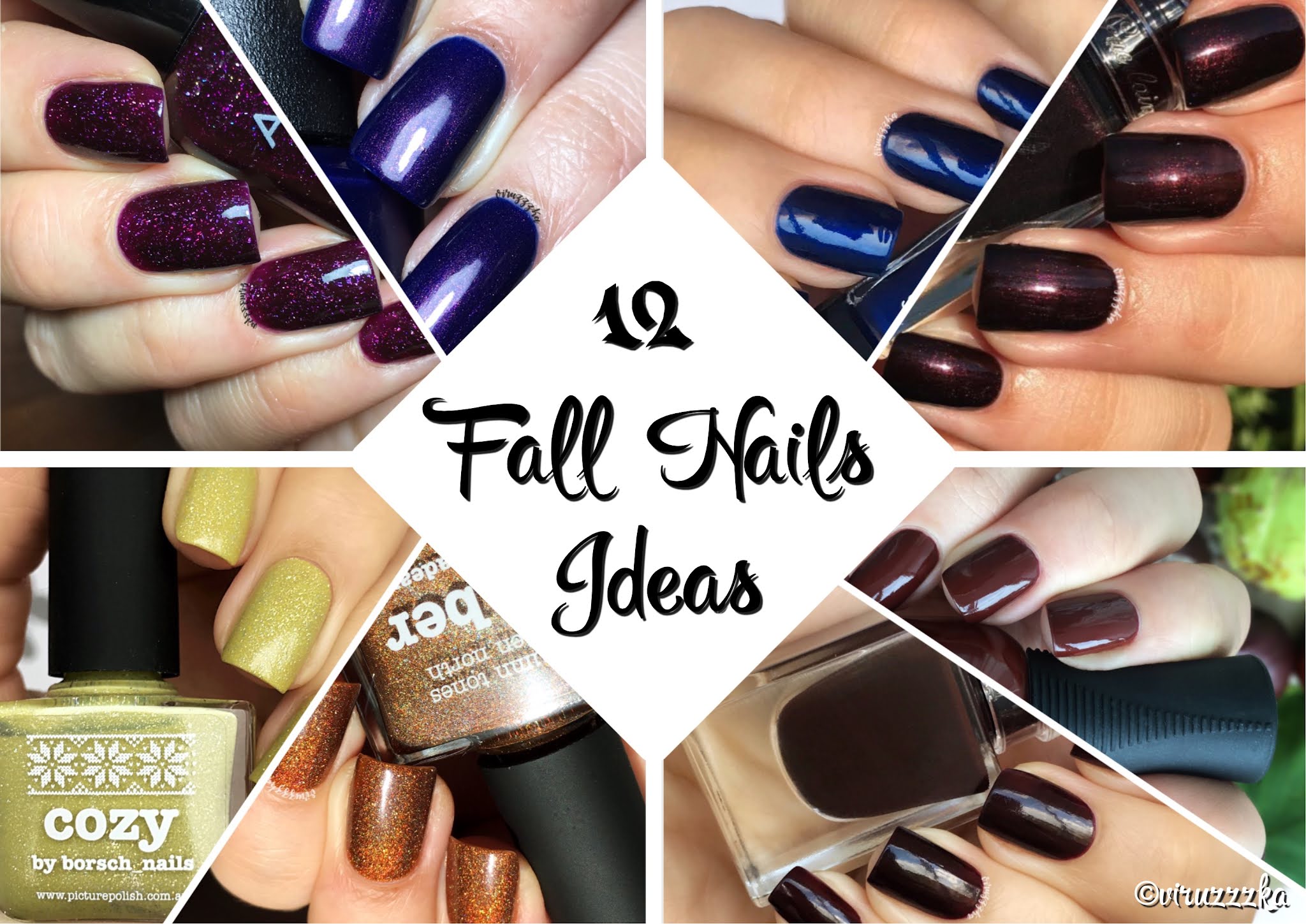 Fall 2022 Autumn Nails Manicure Ideas Swatches Reviews